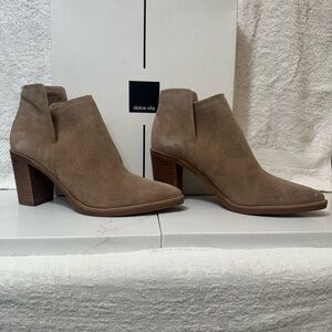 Dolce Vita Women's Brown Ankle Booties